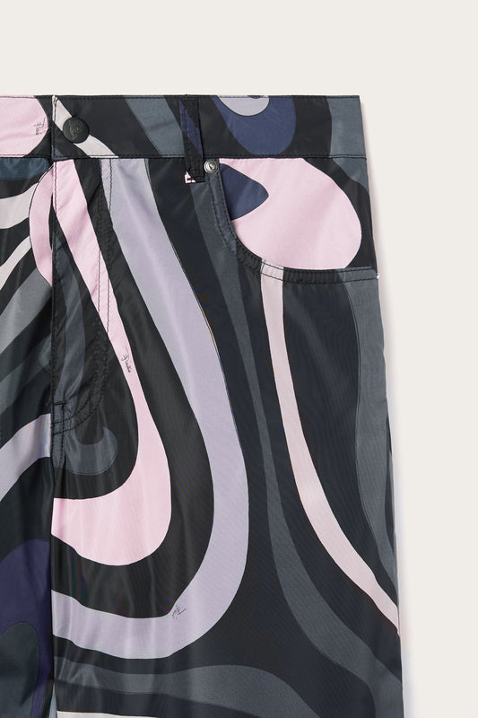 Marmo Print Cargo Pants