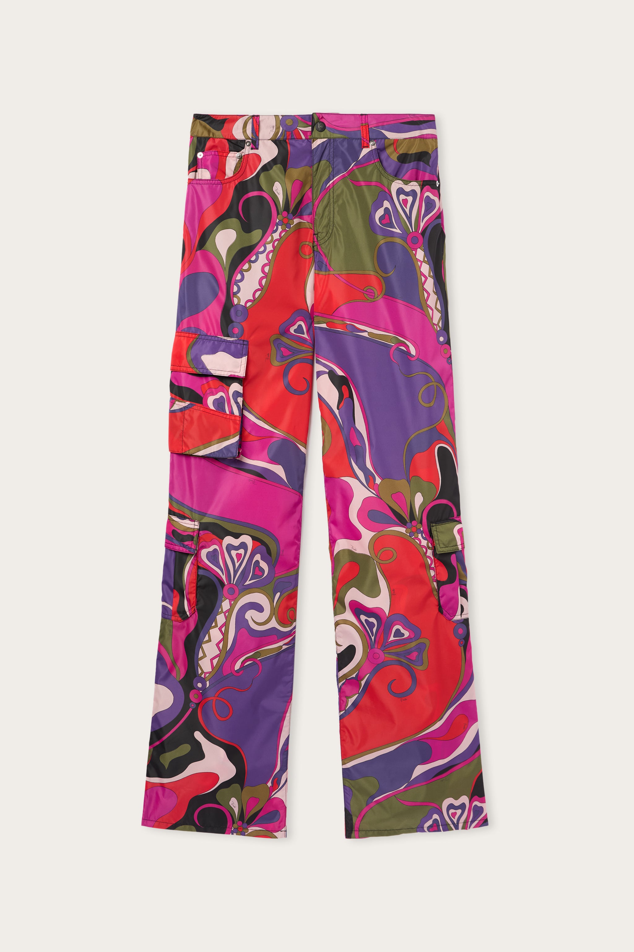 Iride Print Silk Pants – PUCCI Online Store