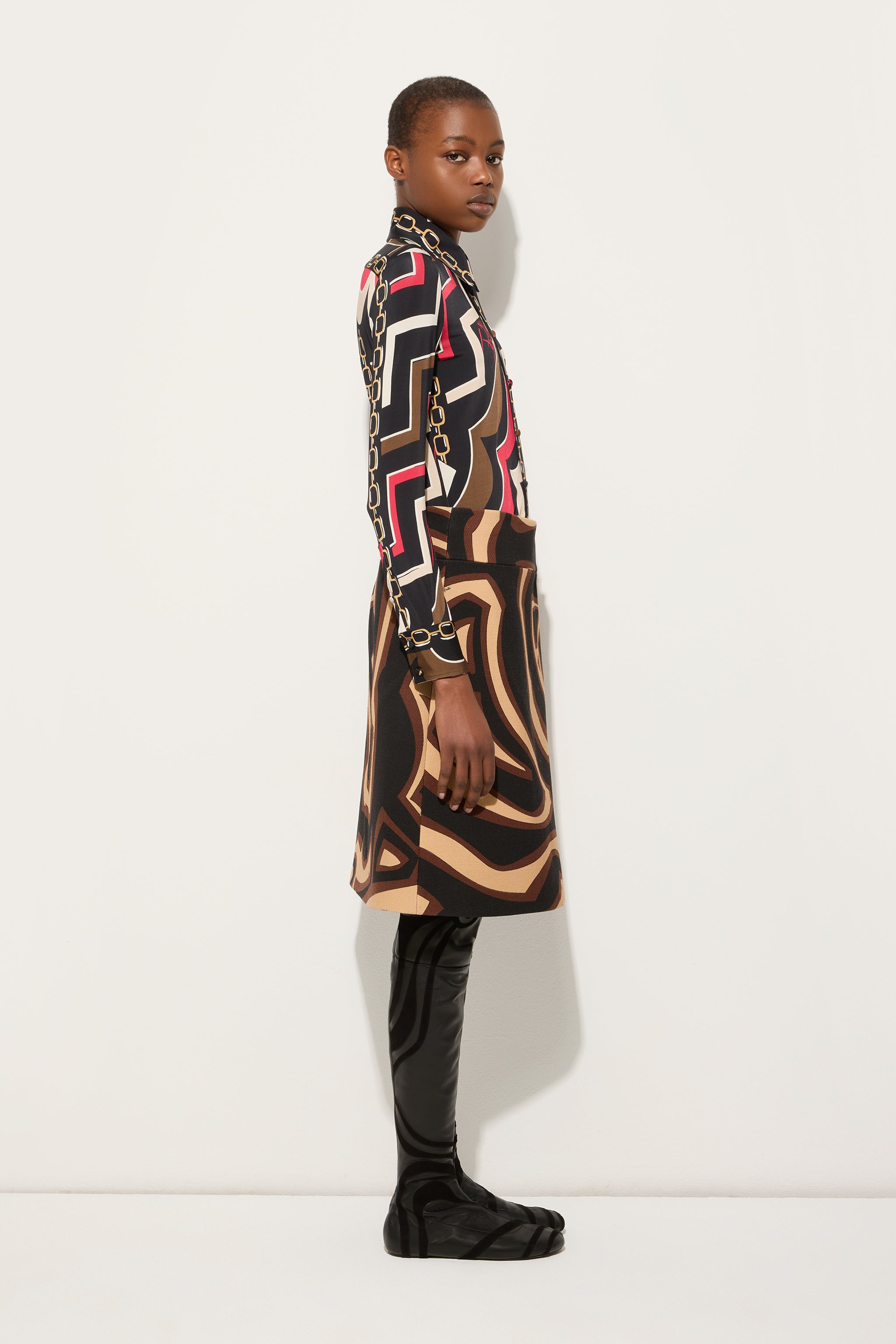 Labirinto Print Midi Skirt – PUCCI