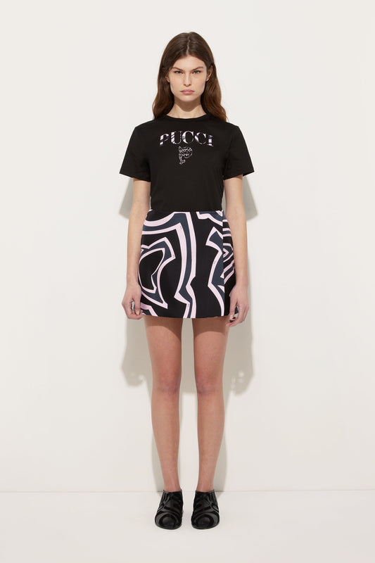 Labirinto Print  Mini Skirt