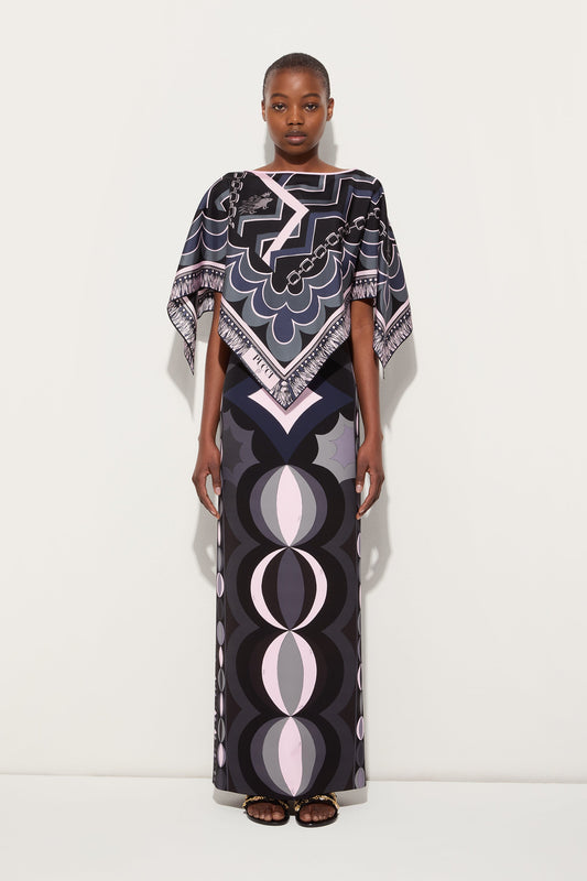 Collane Print Pencil Skirt