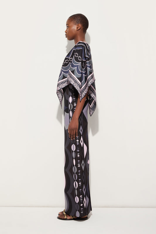 Collane Print Pencil Skirt