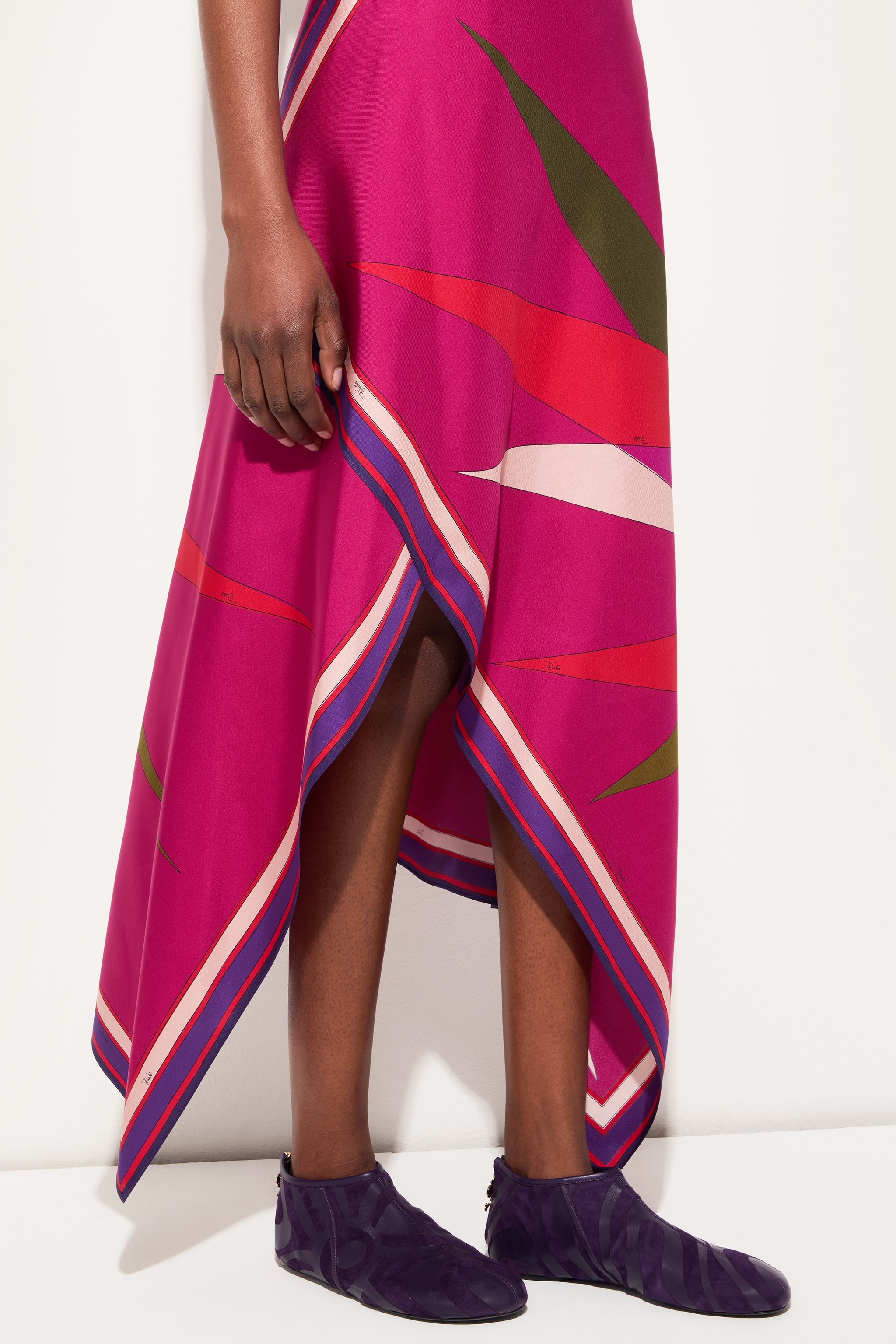 Hawaii Print Asymmetrical Skirt – PUCCI