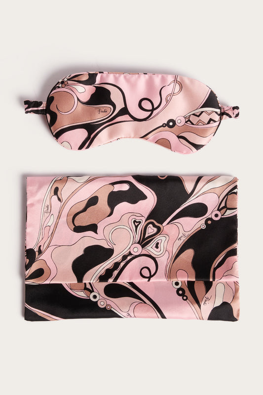 Orchidee Print Silk Sleeping Kit