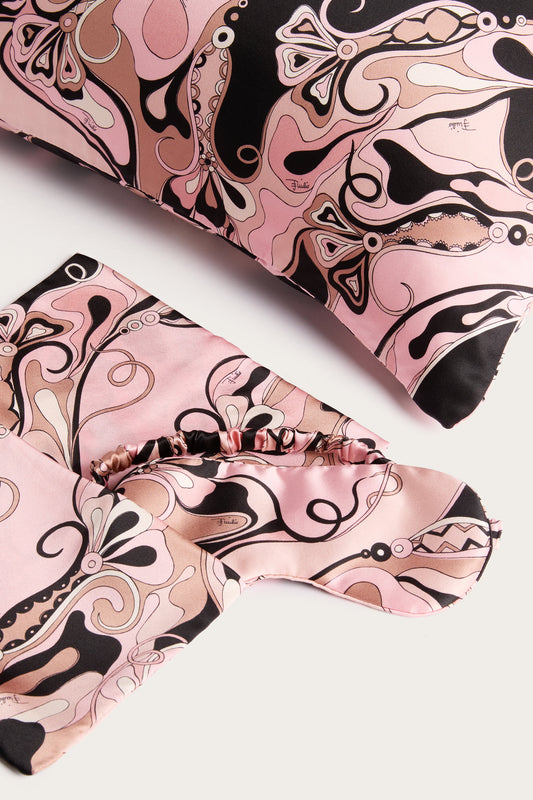 Orchidee Print Silk Sleeping Kit