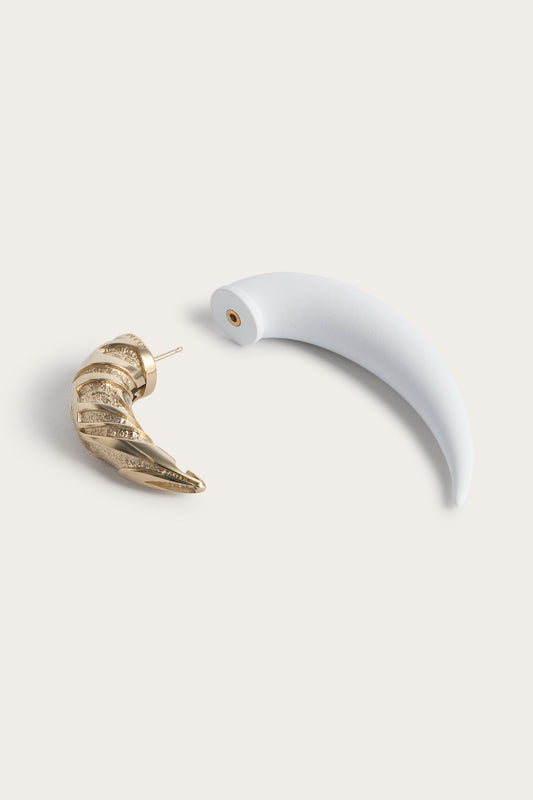 Horn-Shaped Earring