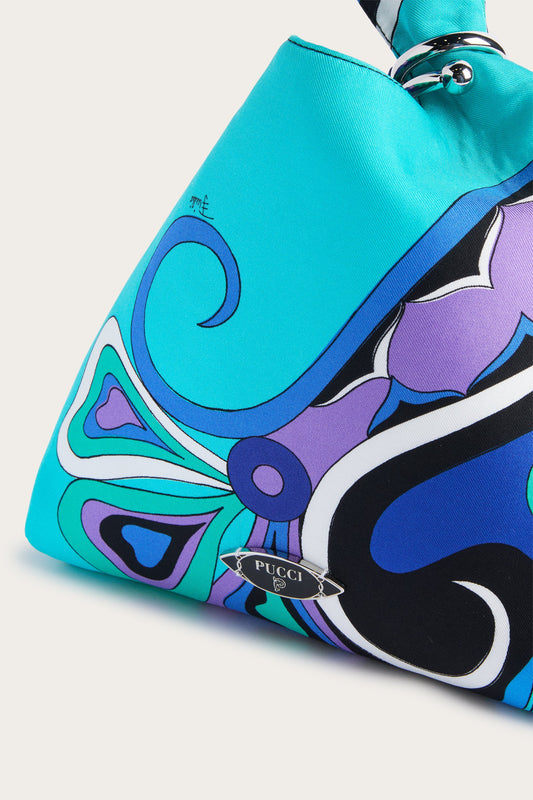 Orchidee Print Emilio Silk Bag