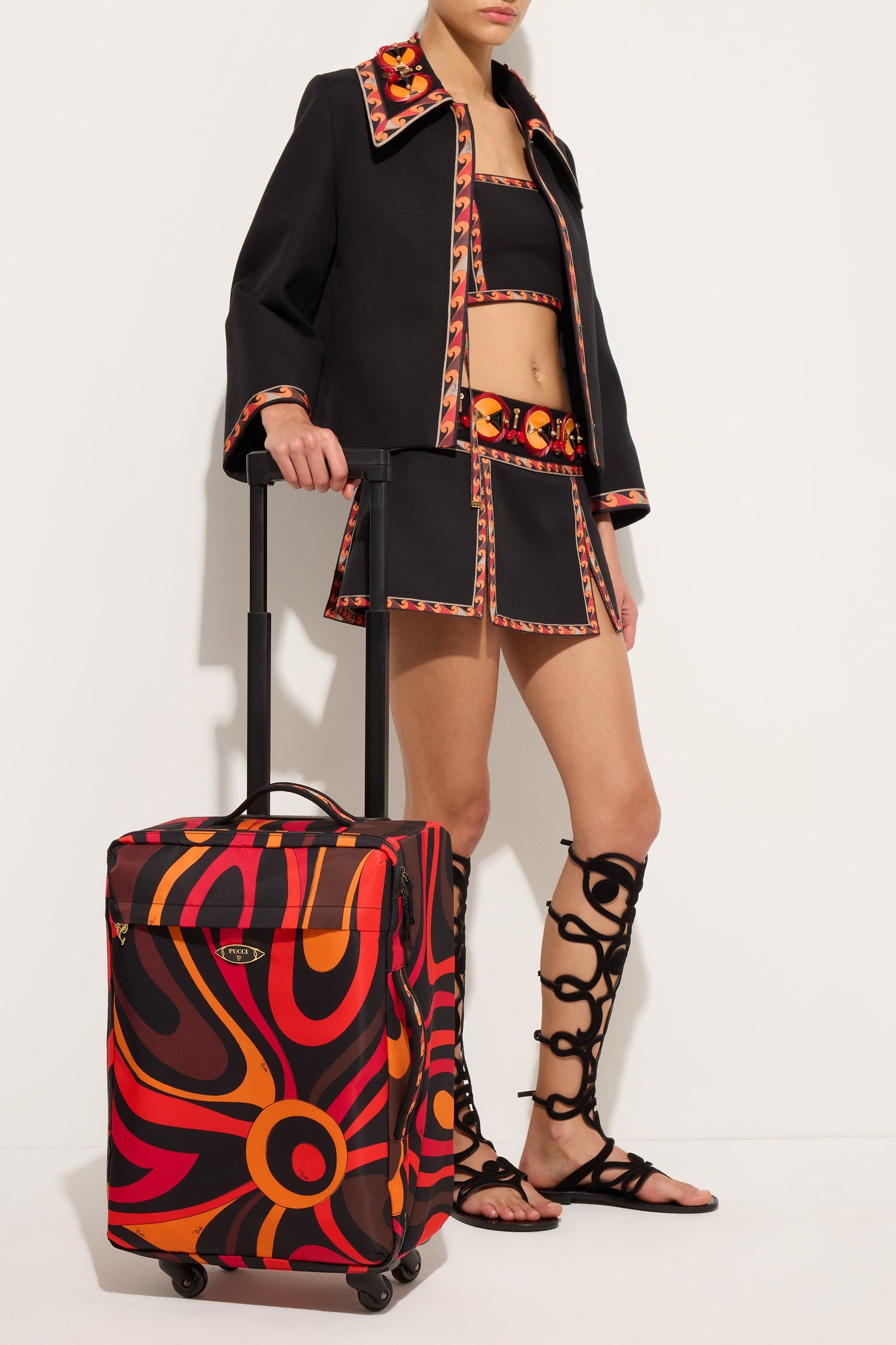 Marmo Print Cabin Trolley