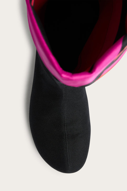 Boots with Printed Details