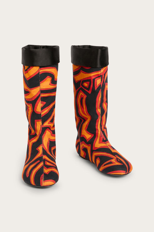 Labirinto Print Boots