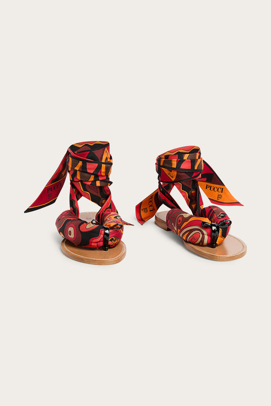 Scarf Sandals