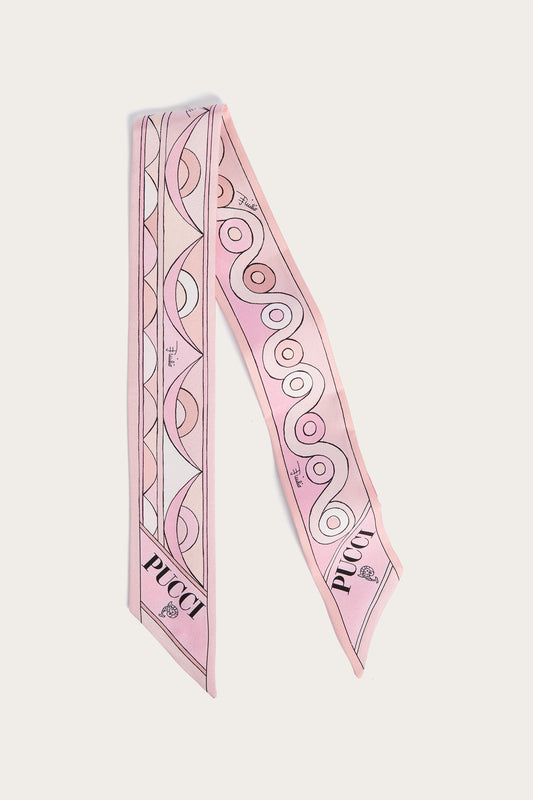 Iride Print Silk Twill Scarf