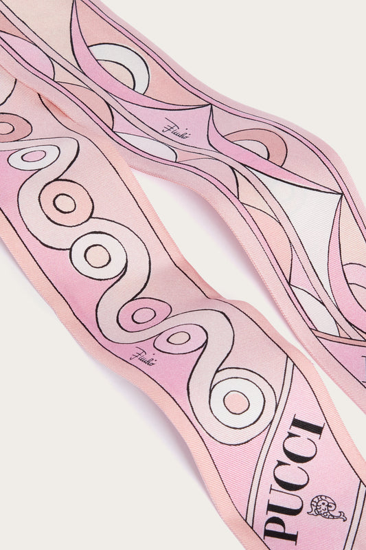 Iride Print Silk Twill Scarf