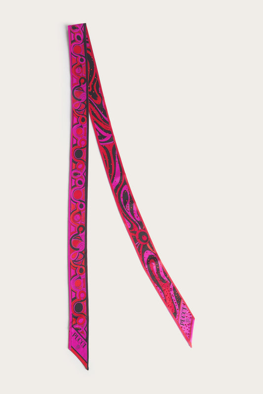 Foulard in Seta con Strass