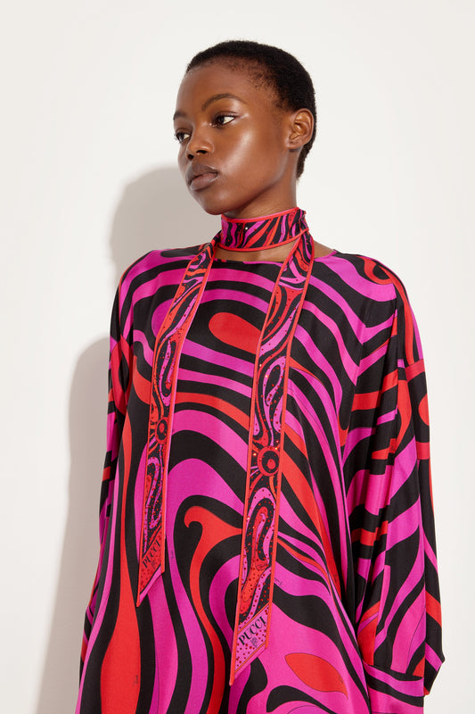 Foulard in Seta con Strass