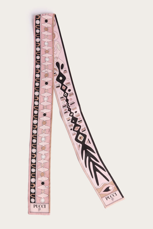 Angoli and Soleil Print Silk Twill Scarf