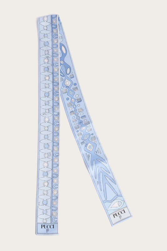 Angoli and Soleil Print Silk Twill Scarf