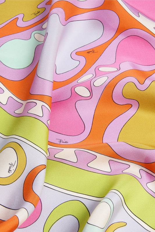 Soleil Print Silk Carre