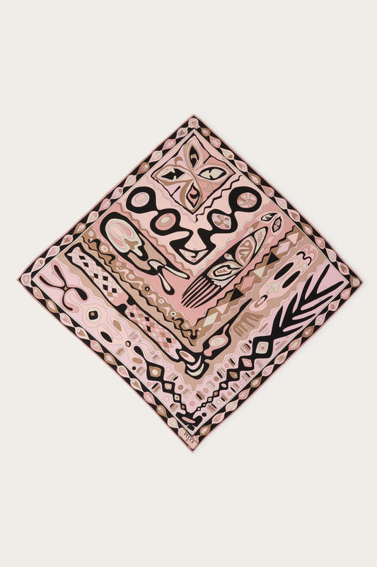 Angoli Print Silk Carre