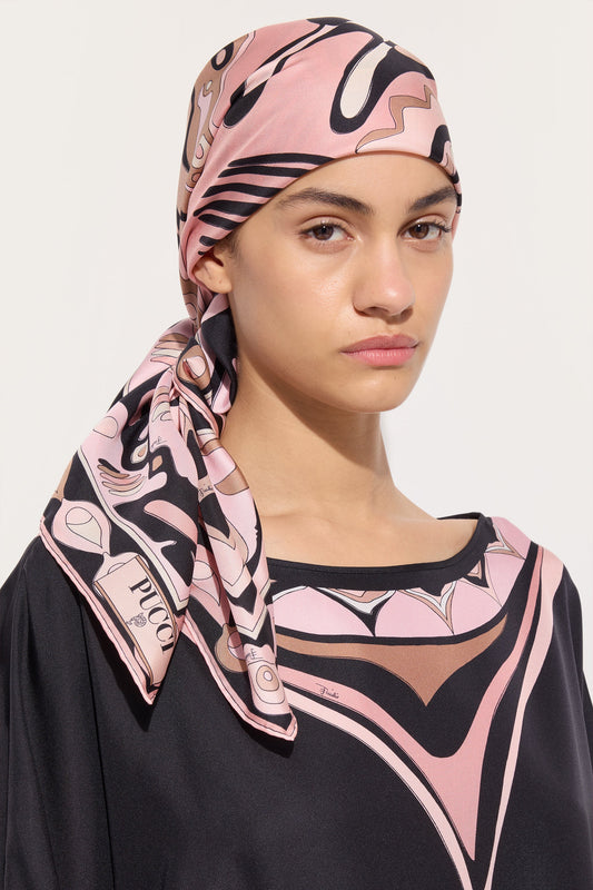 Angoli Print Silk Carre