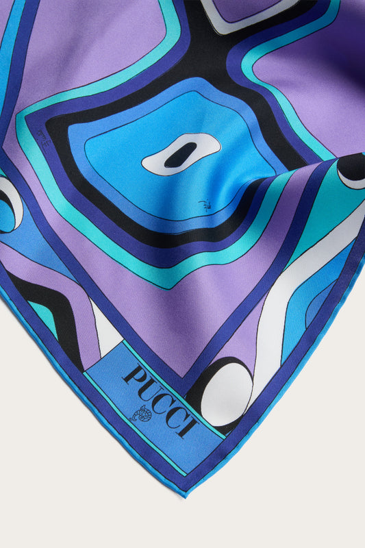 Bongo Print Silk Carre