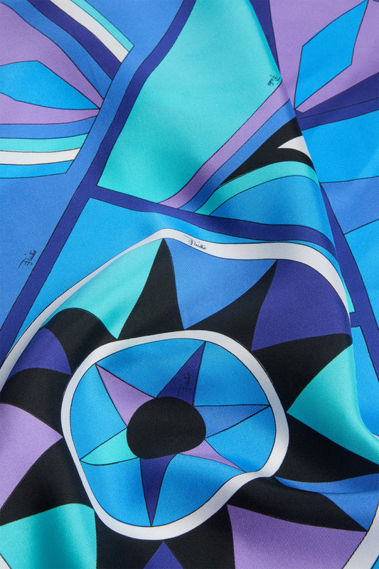 Bongo Print Silk Carre