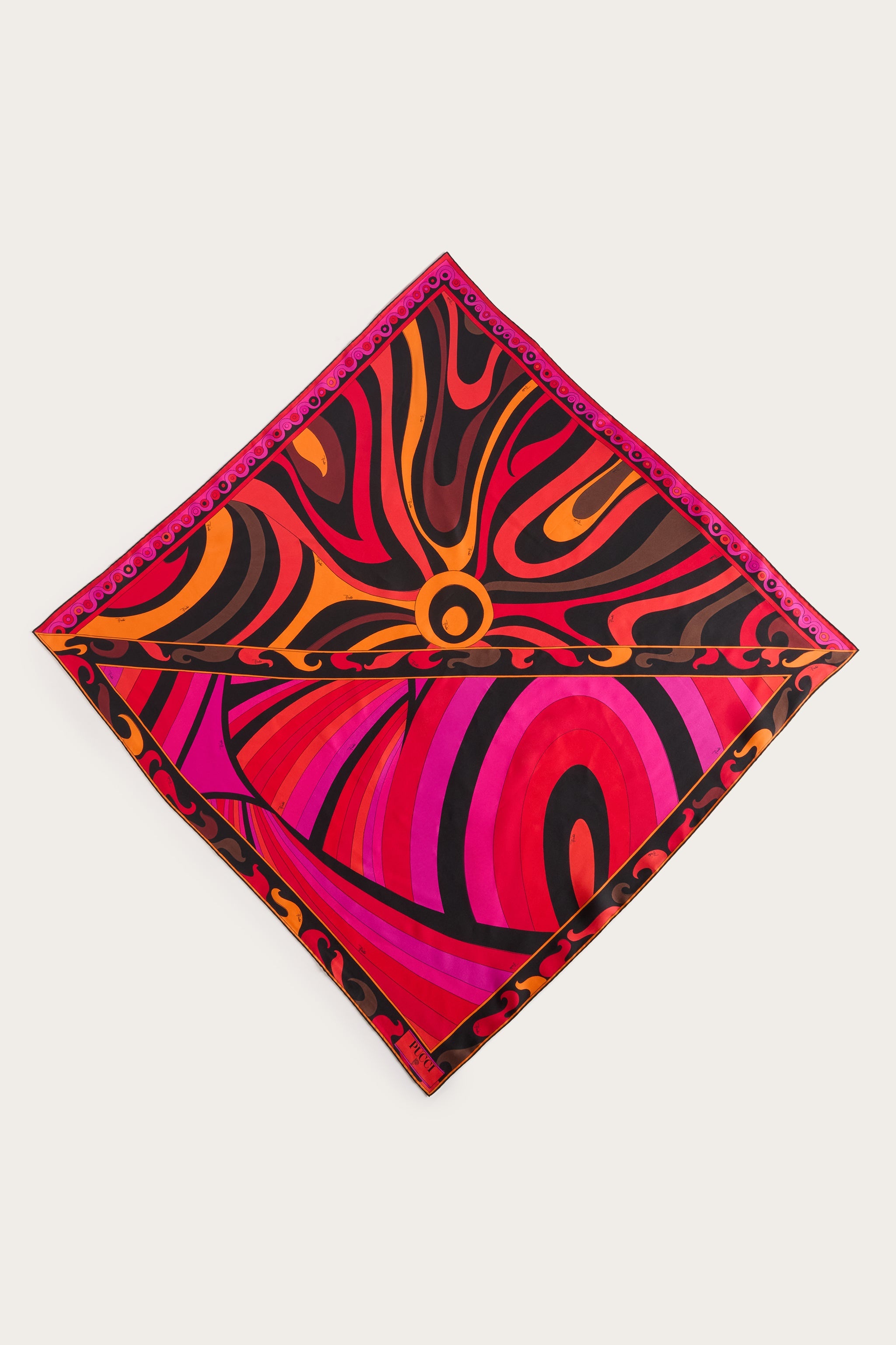 Collane Print Silk Twill Scarf – PUCCI Online Store