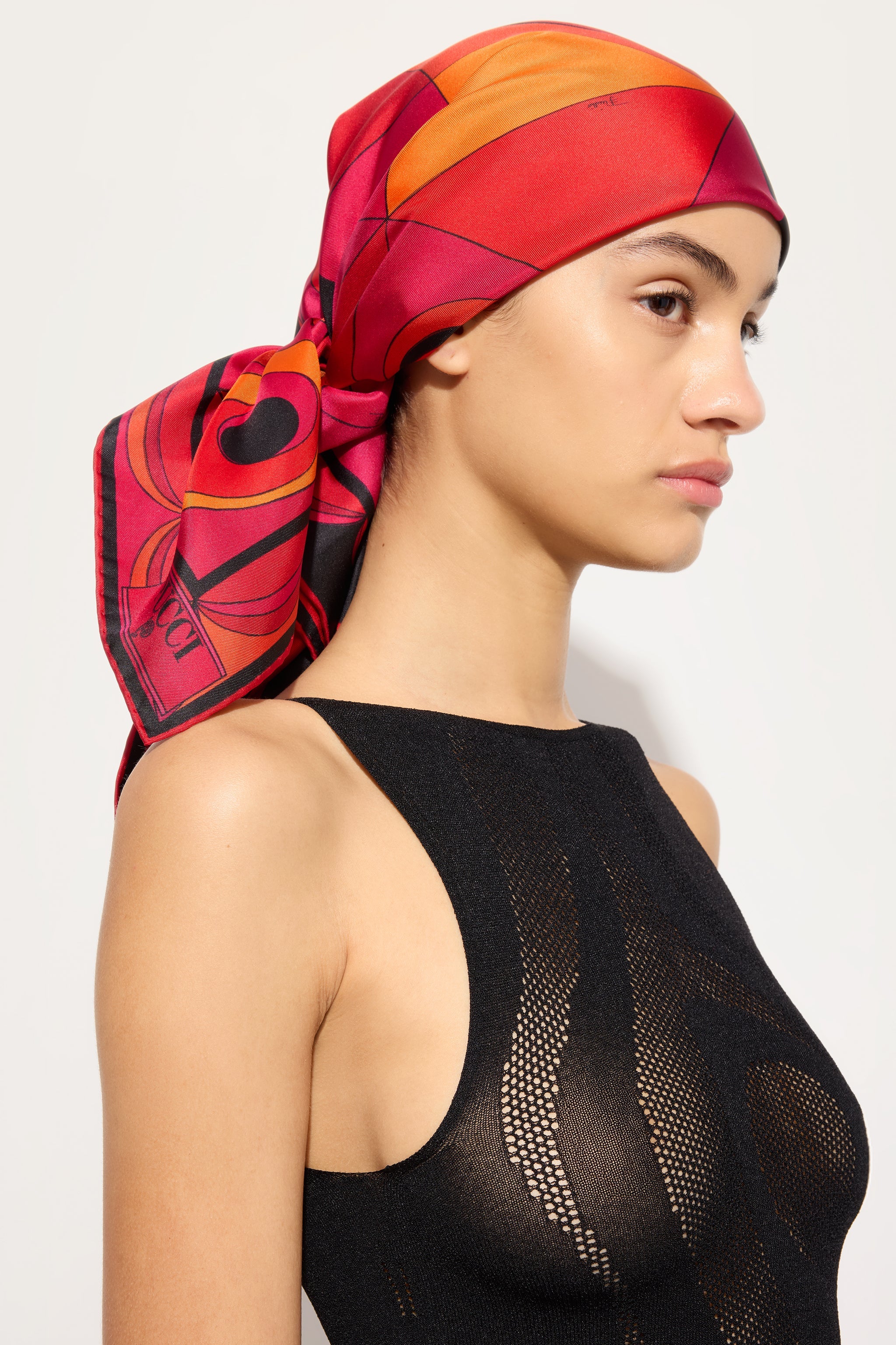 Angoli Print Silk Scarf – PUCCI
