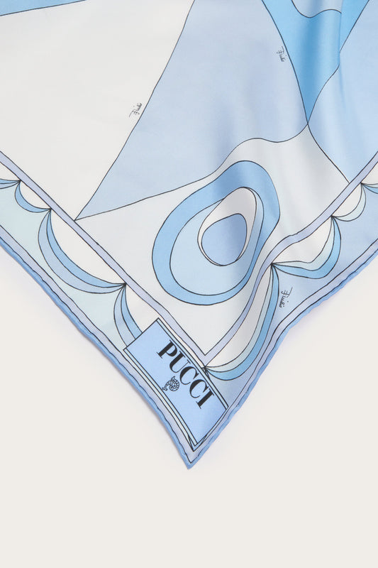 Occhi Print Silk Scarf