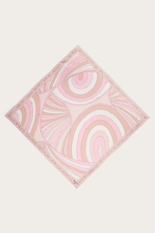 Iride Print Silk Scarf