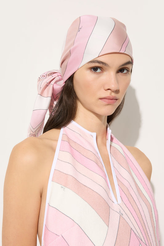 Iride Print Silk Scarf