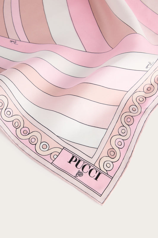 Iride Print Silk Scarf