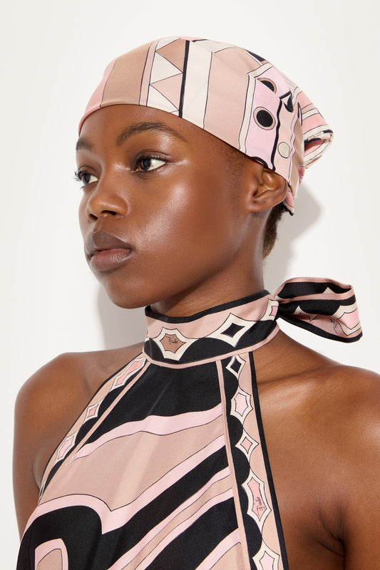 Carré Piccolo in Seta Stampa Vivara