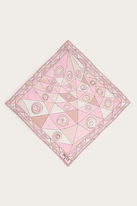 Occhi Print Silk Scarf