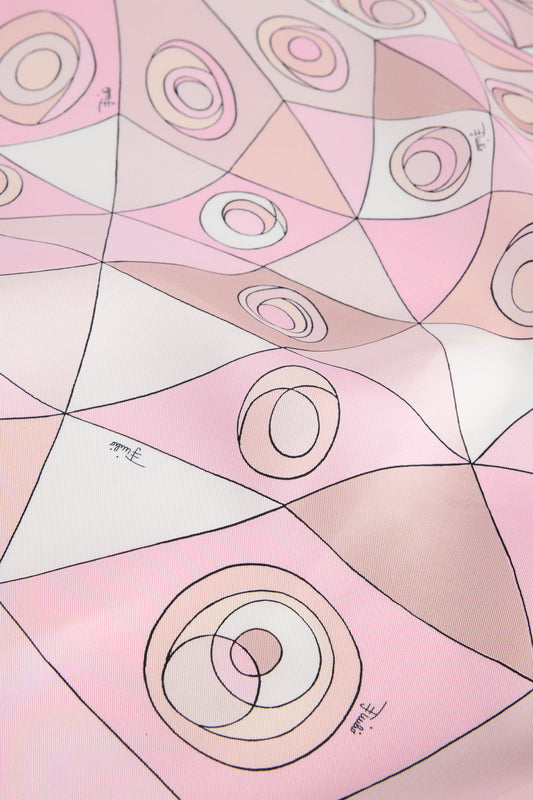 Occhi Print Silk Scarf