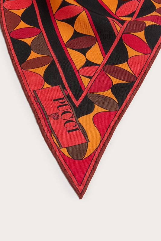 Foulard a Triangolo in Stampa Manuba