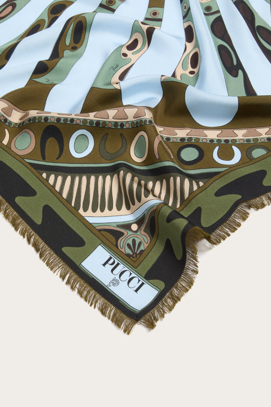 Mixed Print Silk Stole