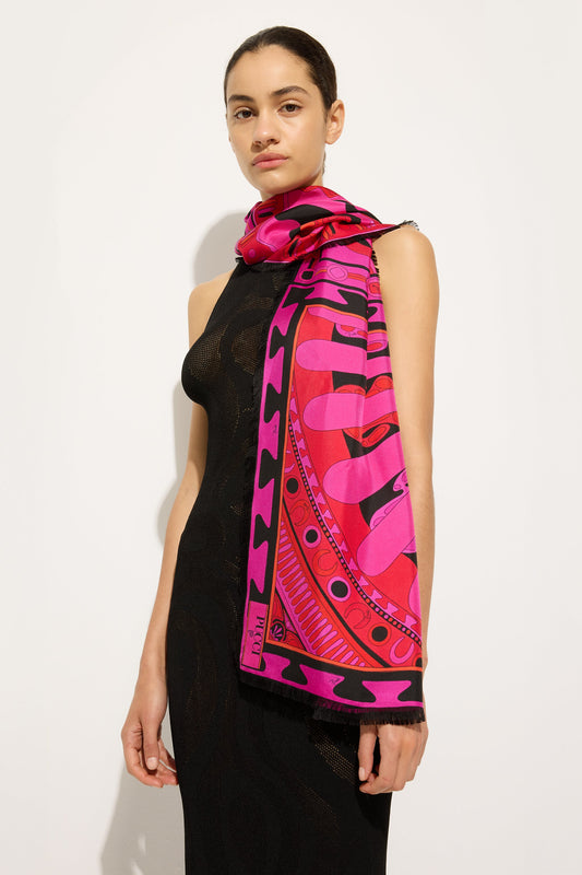 Stola in Mix di Stampe