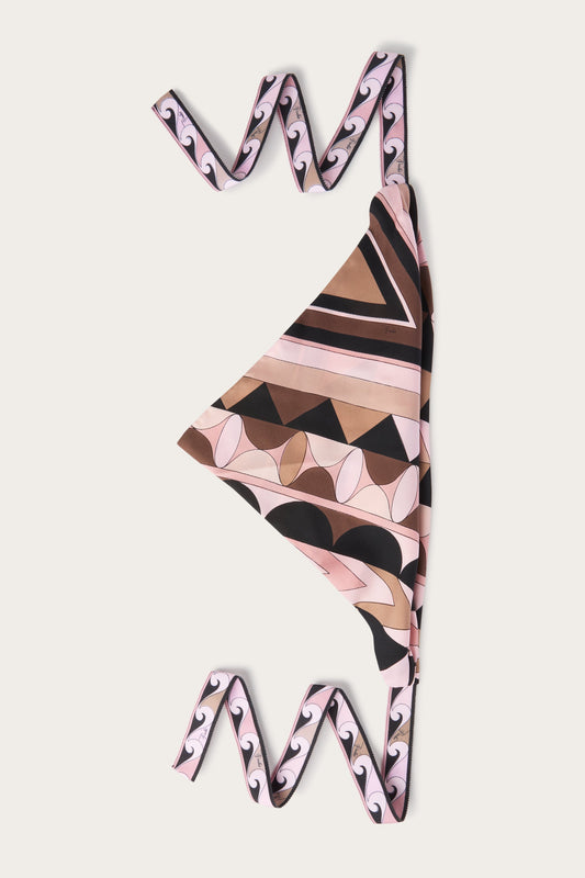 Manuba Print Silk Bandana