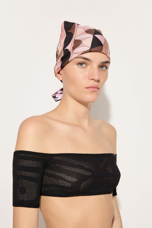 Manuba Print Silk Bandana