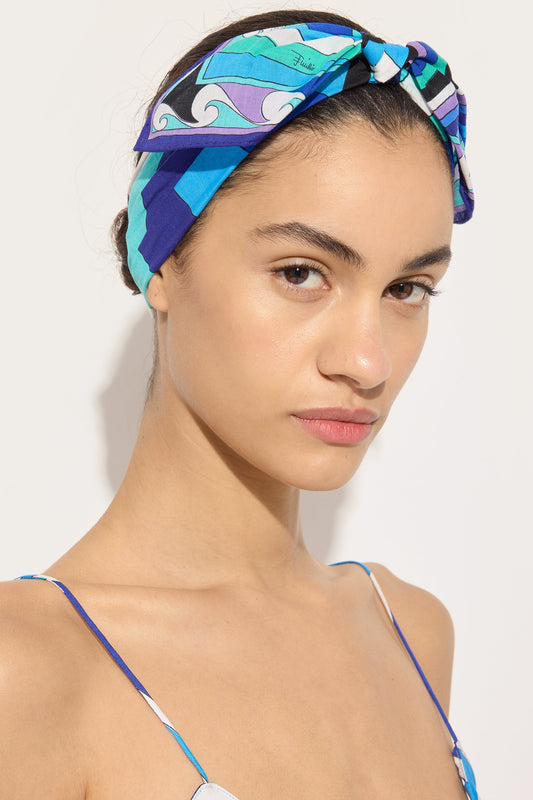 Cotton Headband with Bow
