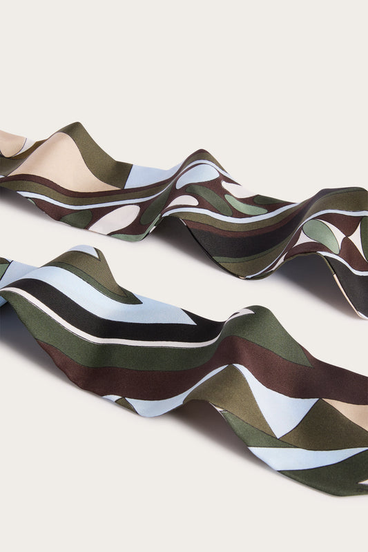 Manuba Print Silk Bandana Hat