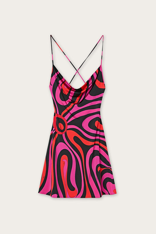 Abito in Stampa Marmo