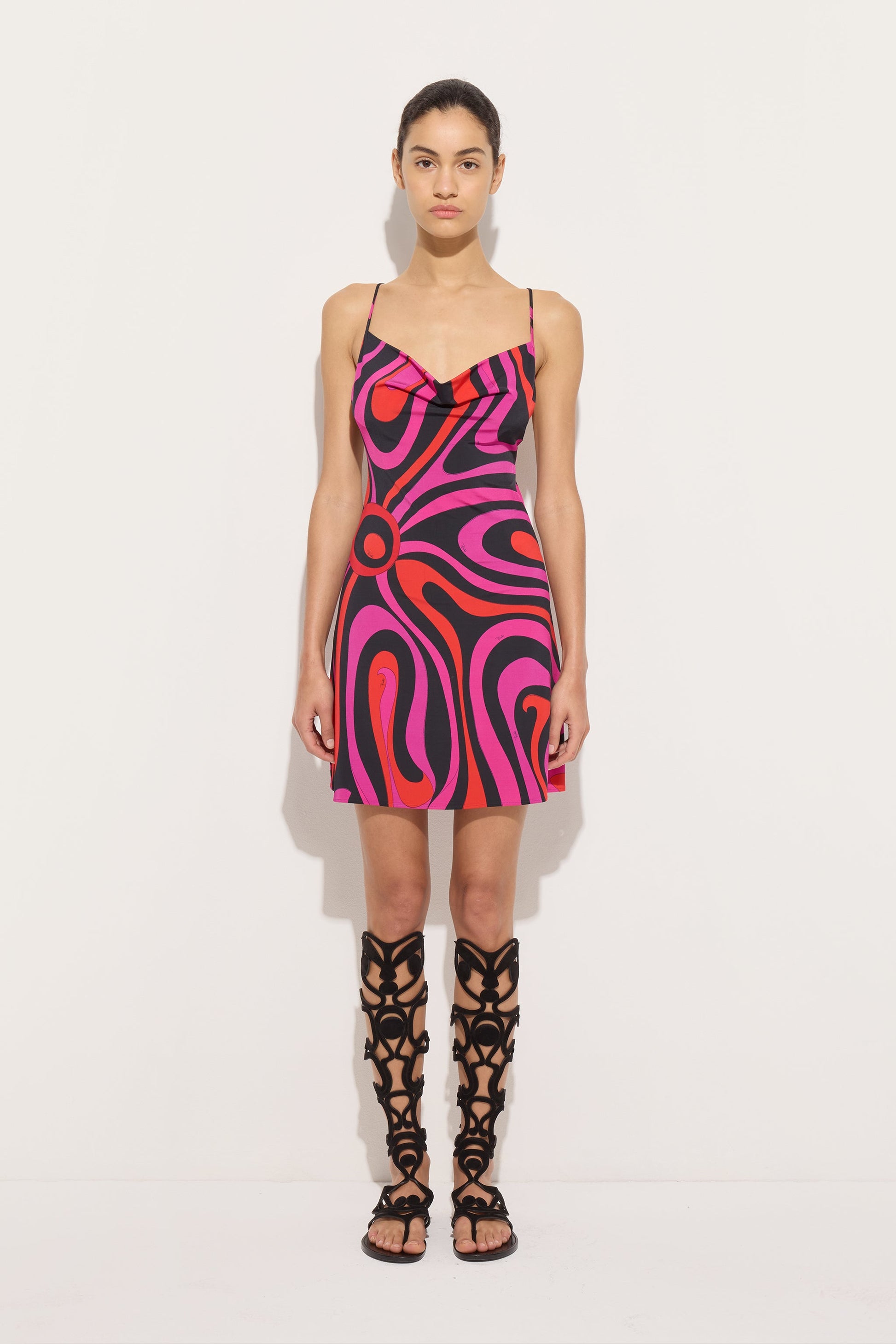 Marmo Print Short Dress – PUCCI