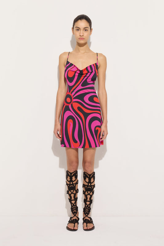 Abito in Stampa Marmo