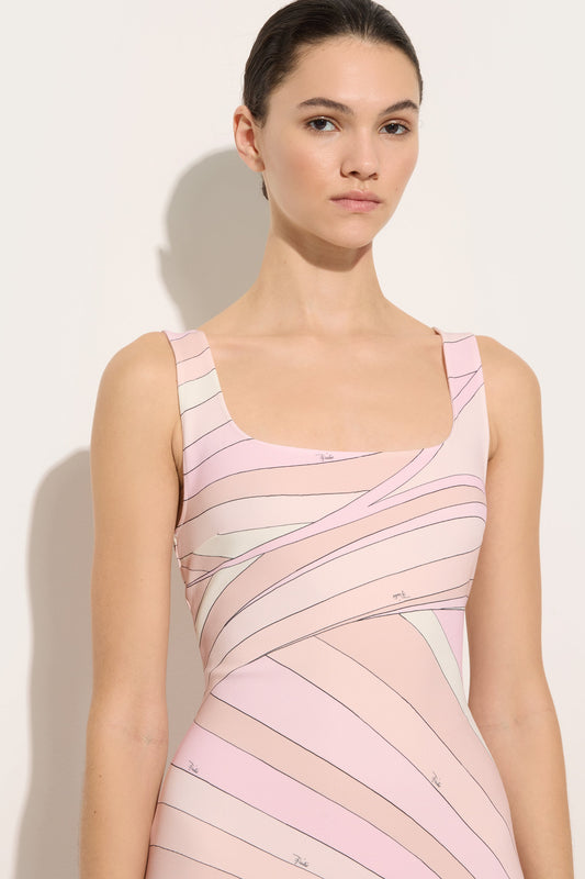 Iride Print Jersey Dress