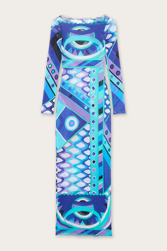 Vivara Print Tulle Dress