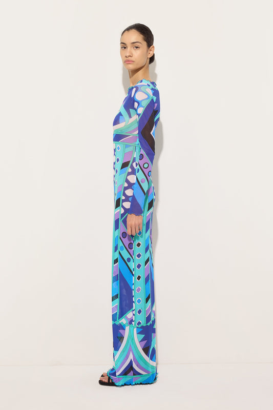 Vivara Print Tulle Dress