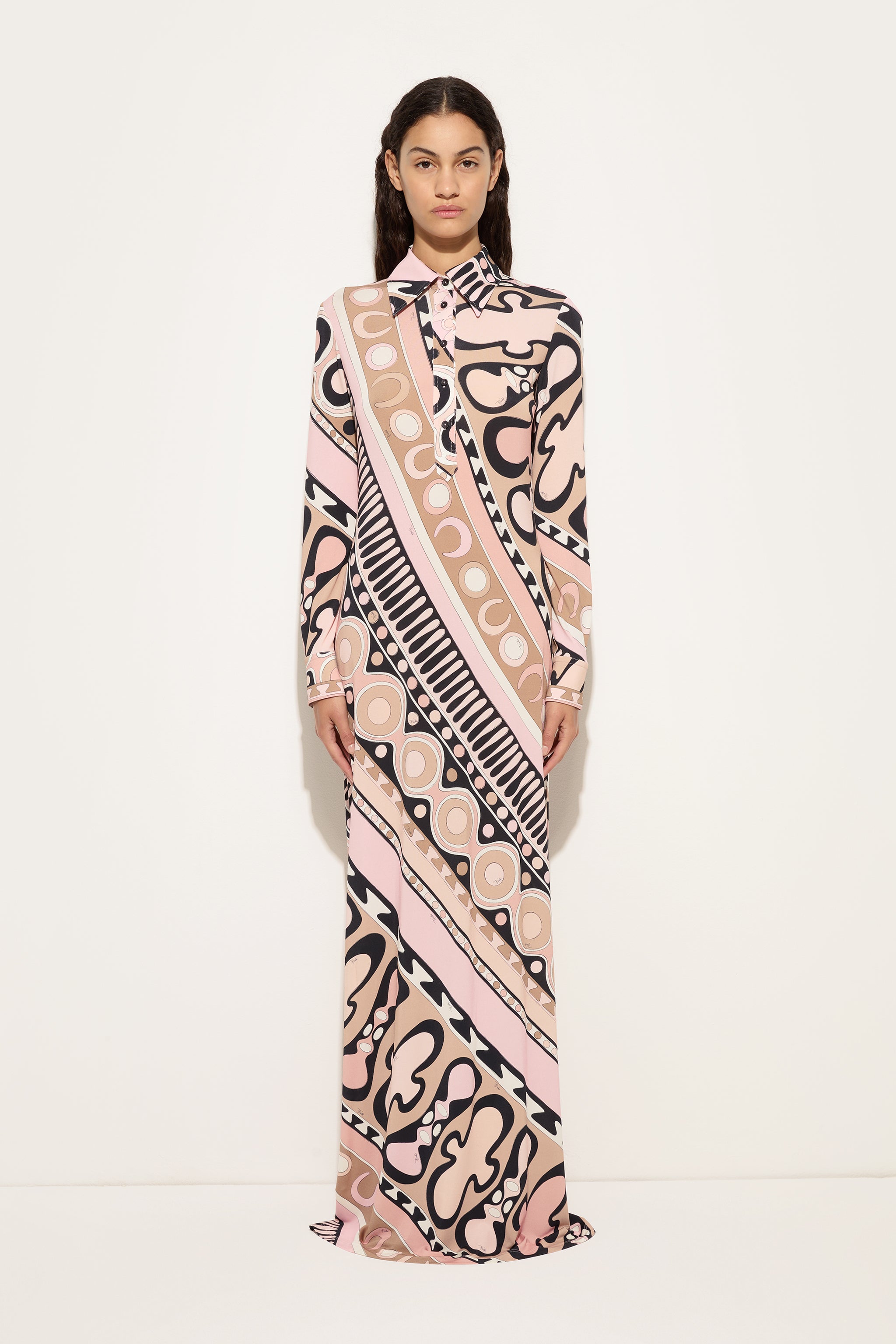 Soleil Print Chemisier Dress – PUCCI