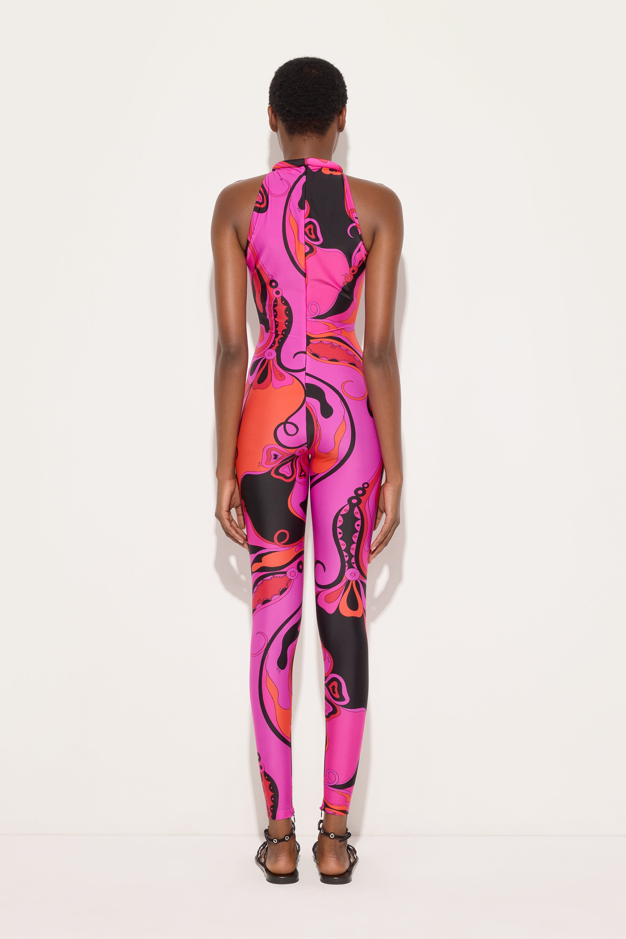 Orchidee Print Jumpsuit – PUCCI